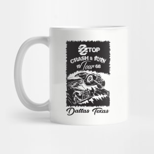 ZZ Top Crash & Burn Tour 1968 Mug